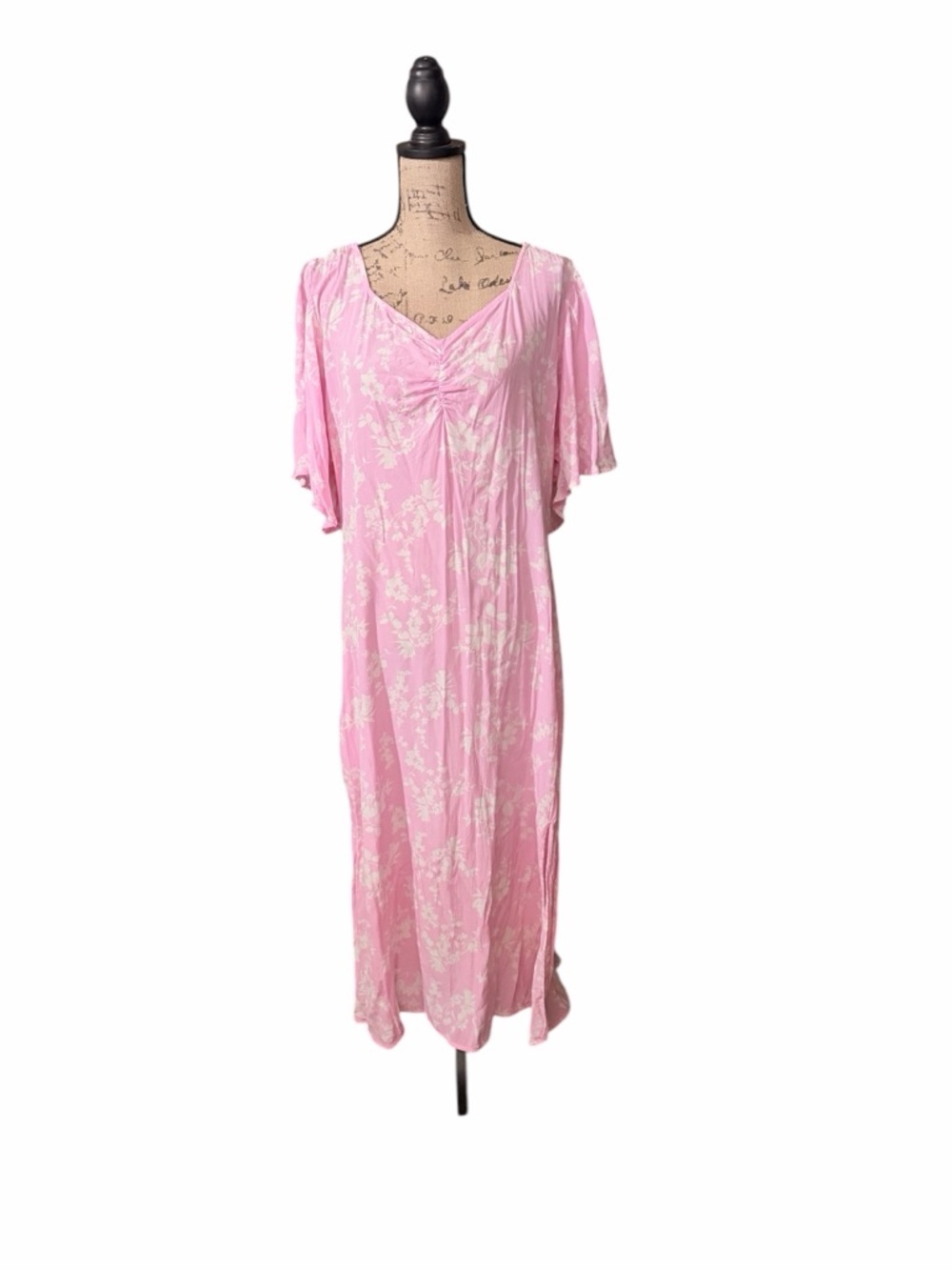 a new day Light‎ Pink Floral Maxi Dress